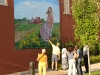 Viewing the mural