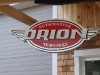 Orion Automotive Sign Close-Up