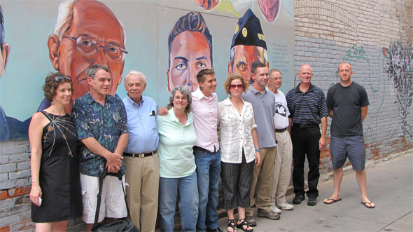 Peaceworks Through Art - New Ann Arbor Mural Honering Michigan Based Veterans and Military Service Men and Women