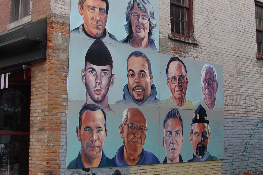 Peaceworks Through Art Veterans Mural