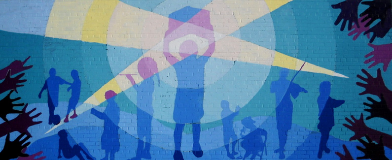 Mitchell Elementary Public School Paint-by-Number Concept Mural