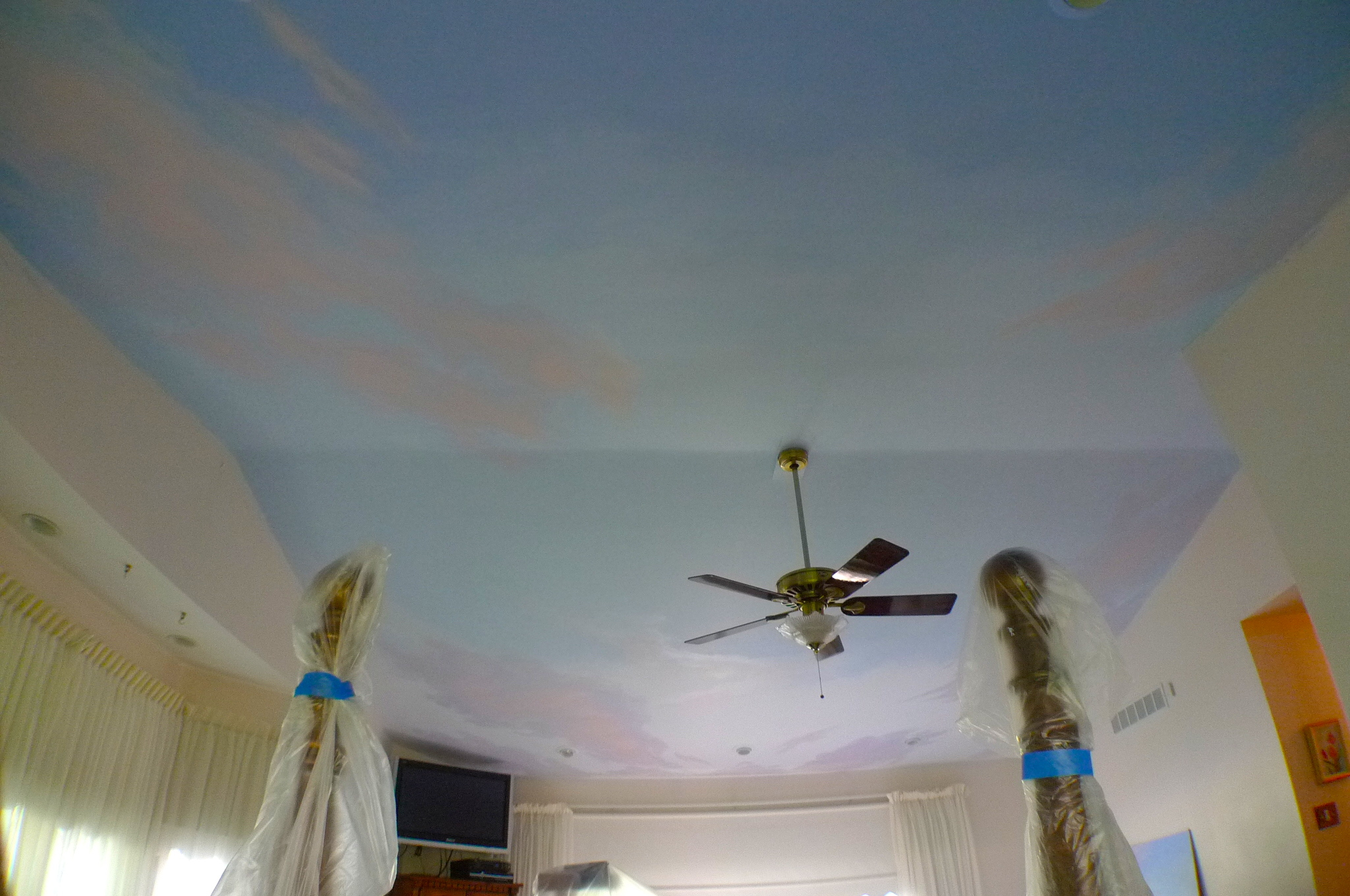 Sunrise Ceiling Mural